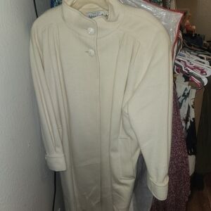 Elegant Cream Trench Coat